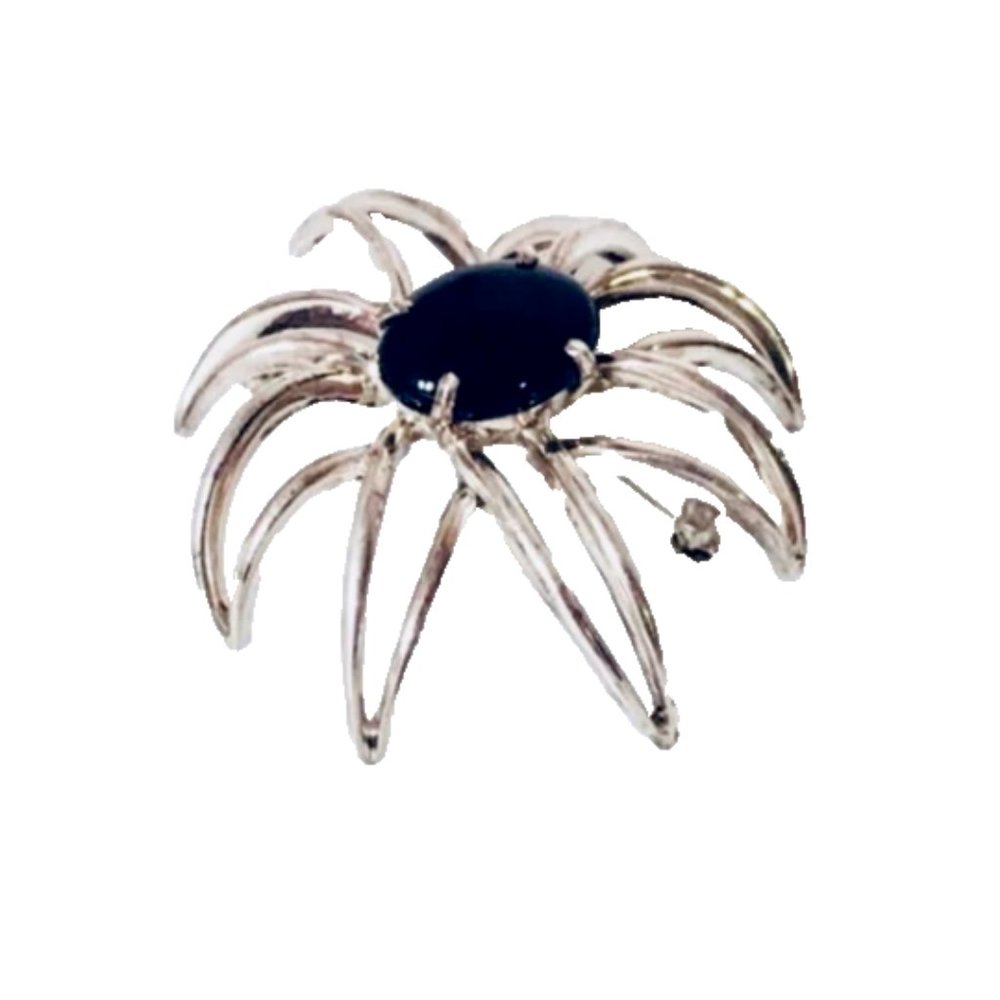 Tiffany & Co. Large Black Onyx Fireworks Brooch